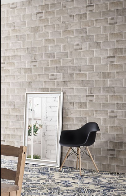 Płytki łazienkowe szare Mainzu Verona Gris 10X20 49992