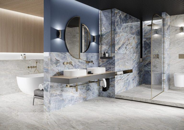 Cerrad Brazilian Quartzite Blue Poler 59,7x119,7 płytki gresowe imitujące kamień 120606