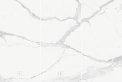 Płytki biały marmur Florim Rex Classici di Rex Statuario D+E+F Chain Gloss 360x240 96782