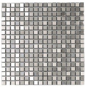 Dune Metallic Silber 30,1x30,1 Mosaikfliese 185647