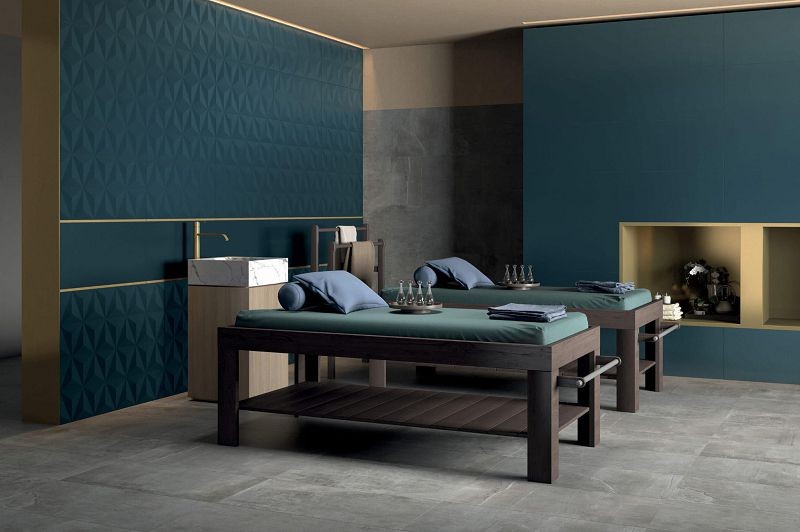 Marca Corona 4D Plain Deep Blue 40x80 E830 płytki ścienne 142866