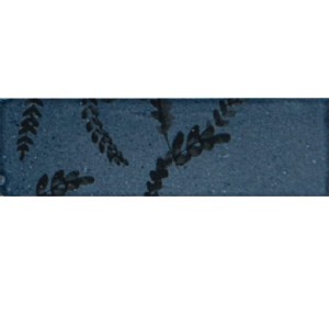 Marazzi Rice Blu Decoro Leaf Lux 5x15 M96W Ziegeloptik Fliesen