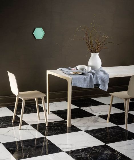 Płytki marmur czarny Marazzi Grande Marble Look Elegant Black Lux M3CJ 60X60 100225
