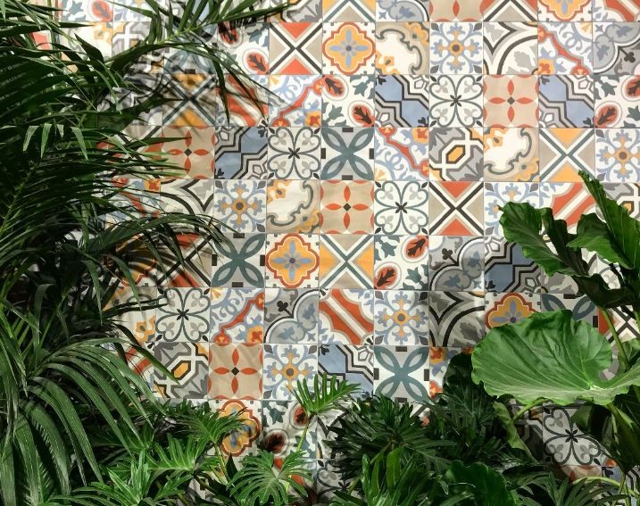 Płytki podłogowe patchwork różnokolorowy Marazzi D_Segni Colore Mix M1L9 20x20 100273