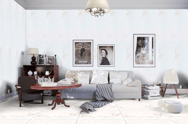Płytki ścienne marmur biale z beżową żyłą Porcelanosa Persia 45x120 15361