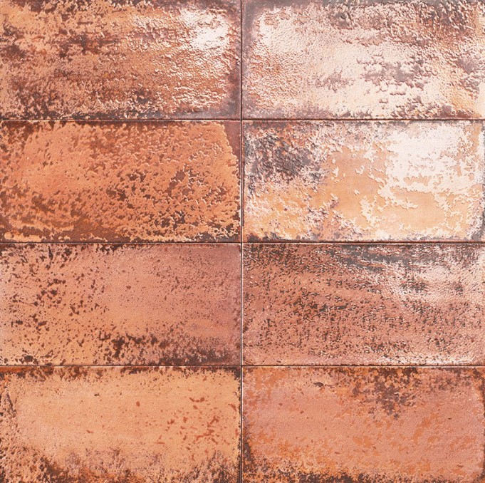 Płytki rdzawo-rude postarzane Mainzu Atelier Flame 15X30 49388