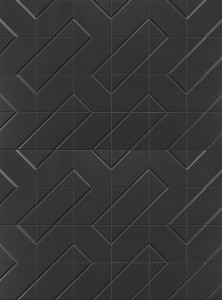 Schwarze Badezimmerfliesen Mainzu Zen Sen Black 15x15