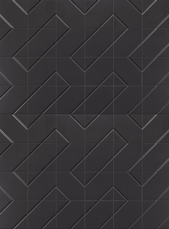 Płytki łazienkowe czarne Mainzu Zen Sen Black 15X15 50551