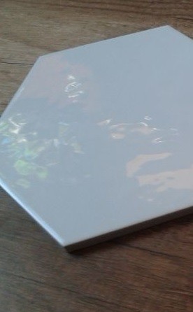 Gesy heksagonalne białe w połysku Equipe hexatile Blanco Brillo 17.5X20 crp 13660