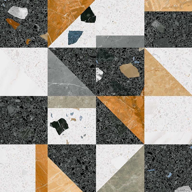 Arcana Stellato-R Multicolor 80x80 płytka gresowa lastryko dekor 113890