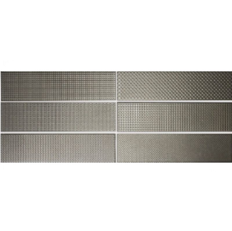 WOW Texiture Pattern Mix Pewter Gloss 6,2x25 płytki ścienne 156320