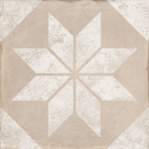 Keros Triana Star Beige 25x25 Fliese aus Feinsteinzeug