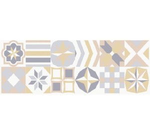 Baldocer Sena Neve Satin B-Thin 30x90 Wandfliesen Patchwork