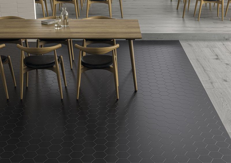 Cifre Timeless Black Mate N-plus 15x17 płytki heksagonalne 122587