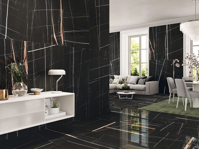 Baldocer Titanium Black Pulido 120x120 płytki marmurowe gresowe 117455