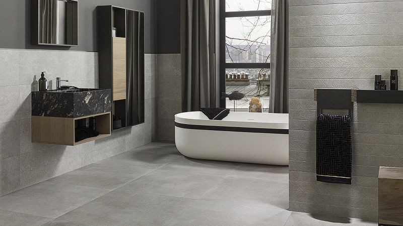Porcelanosa Bottega Acero Antislip 59,6x59,6 płytki betonowe gresowe 147730
