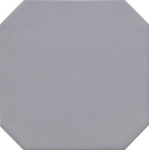 Graue Oktagonfliesen Equipe Octagon Gris Matt 20x20