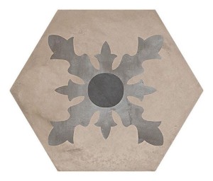 Marca Corona Terra Cardinale Esagona Version F 25x21,6 0408 hexagonale Fliesen