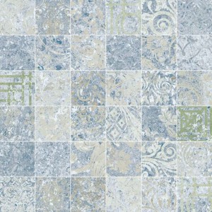 Aparici Bohemian Blue Mosaikfliesen 29,75x29,75: Gres-Patchwork