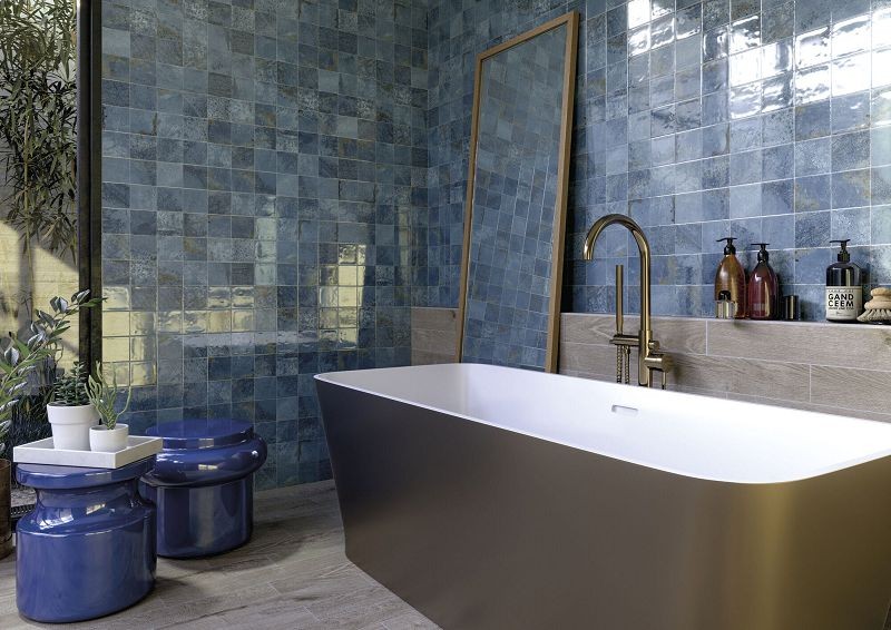 Cifre Blaze Blue Brillo 10x10 płytka cegiełka 120966