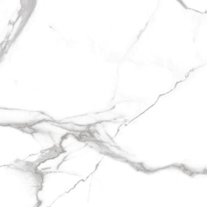 Geotiles Nilo Blanco poliert rektifiziert 120x120: Marmoroptik Fliesen