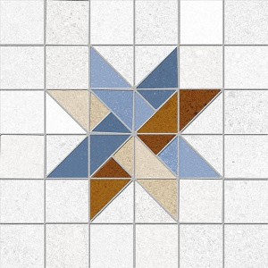 Vives Seine Arcole-R Azul 20x20 Patchwork-Fliesen aus Feinsteinzeug