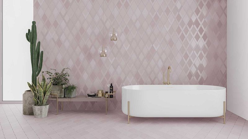 WOW Flow Diamond Decor Old Rose 14x24 płytka gresowa 165959