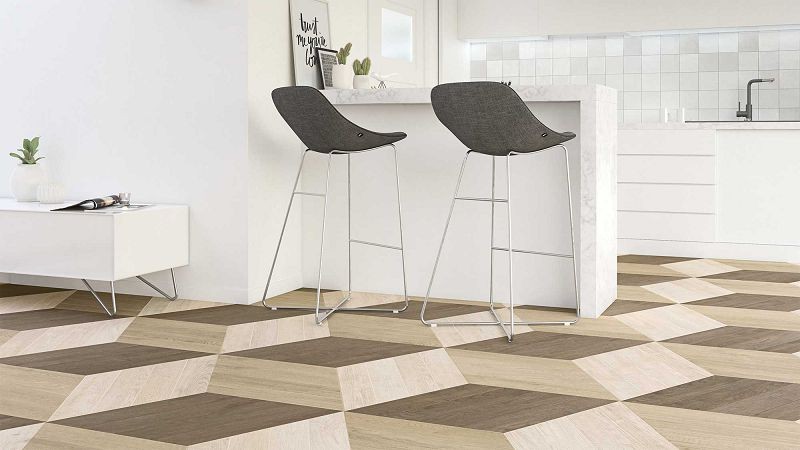 WOW Chevron B Wood Dark 9,8x52,2 płytka drewnopodobna 155674