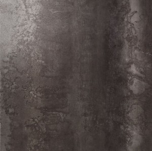 Azteca Cosmos Lux Negro 60x60 Fliesen, Rostbraun, Metall-Optik