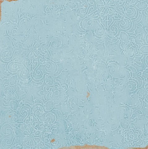 Płytki gresowe retro patchwork turkus niebieski Wow Zellige Decor Aqua 12.5x12.5 101475