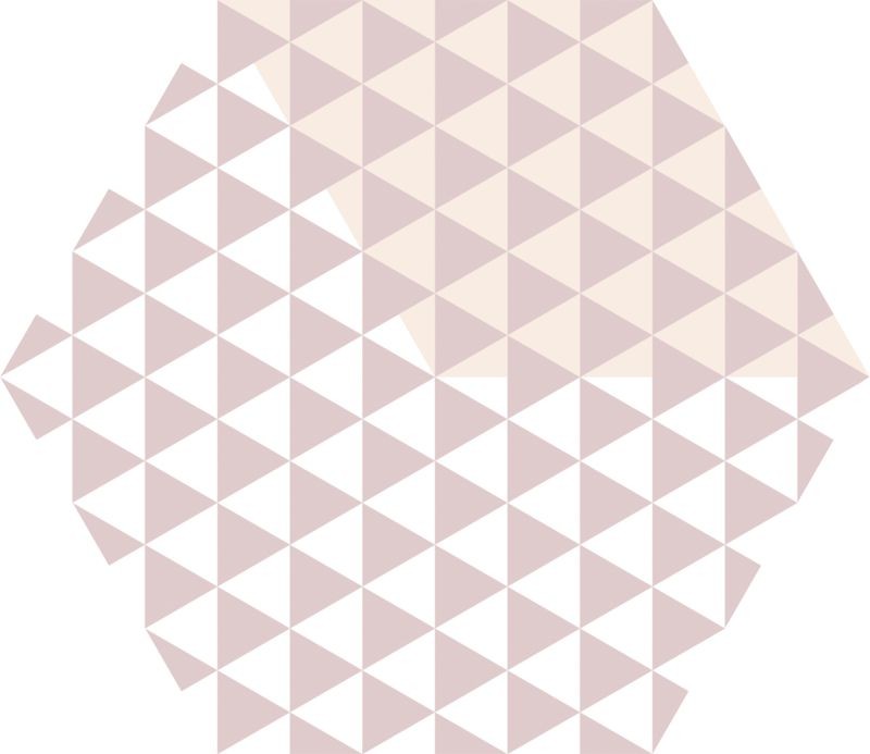 Keros Peonia Rosa 23x27 płytki heksagonalne 158526