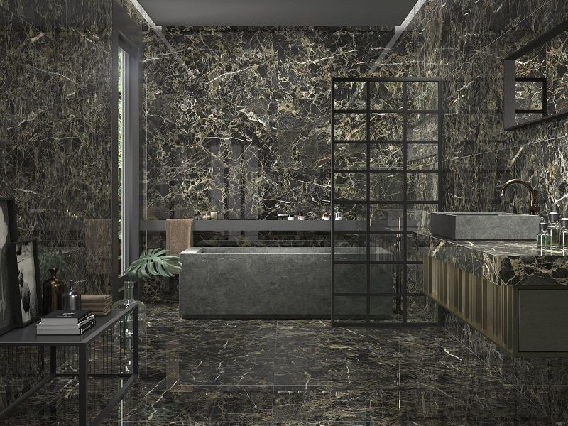 Ape Grupo Golden Black Poler Rect. 60x120 płytka imitująca marmur 111737