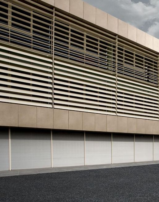 Płytki wielkoformatowe beżowe Laminam Fokos Terra 3+ 100x300 49116