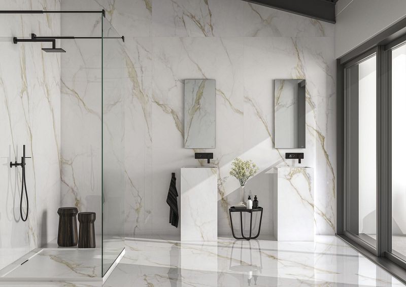 Cifre Diamond Gold Pulido Rect. 120x120 płytka imitująca marmur 121298