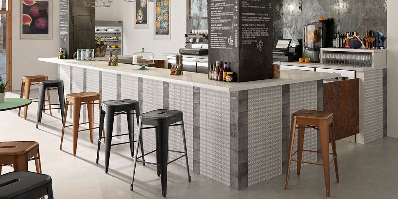 Barwolf Spatolato Wallpaper - Grey 13x13 płytka patchwork 118018