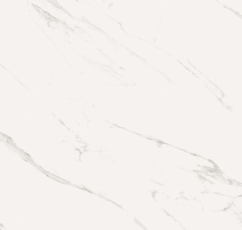 Gres podłogowy imitujący biało- czarny marmur Casalgrande Padana Marmoker Statuario Grigio lucido 120x120x6,5 mm 63585