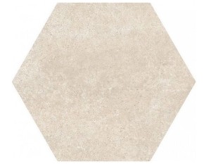 Beige hexagonale Bodenfliesen Equipe Hexatile Cement Sand 17.5X20