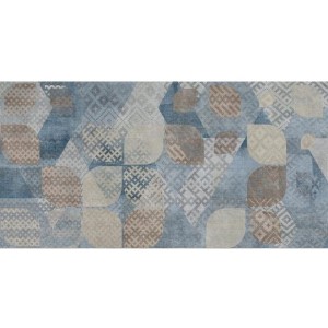Dado-Wandfliesen Geometrie Rettificato 60x120 Feinsteinzeug Patchwork
