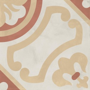 Marca Corona Terra Art Giglio Tramonto/Crema 20x20 I400 Patchwork-Fliesen