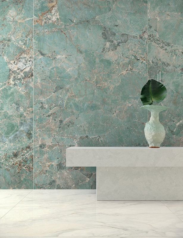 Marca Corona Foyer Royal Green Ama Reflex 120x120 I439 płytki gresowe marmurowe 143476
