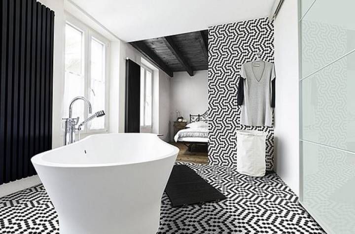 Dunin Mini Hexagon B&W Coral 26x30 mozaika heksagonalna 103867