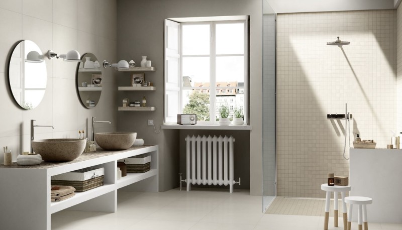 Płytki podłogowe szare beton Marazzi Block Grey Lux 60x60 16498