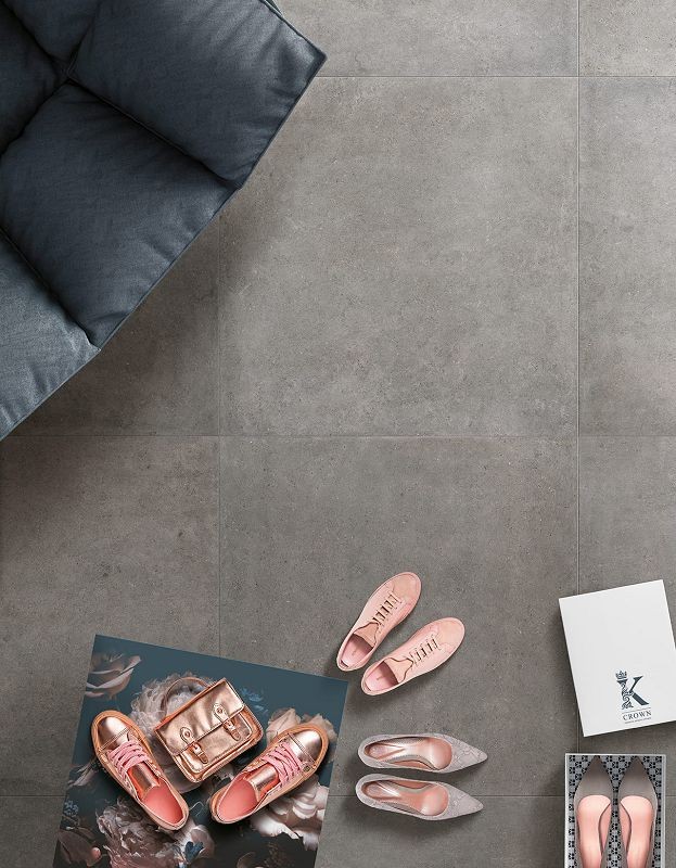 Cercom Square Grey In 100x100 płytki gresowe imitujące beton 120370