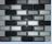 Türkische Mosaikfliesen Silber Schwarz Grau Mix 29,6x30,8 cm DA Mosaik