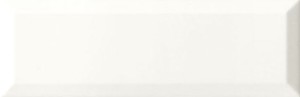 Ape Loft Blanco 10X30 weiße gefaste polierte Ziegelplatten