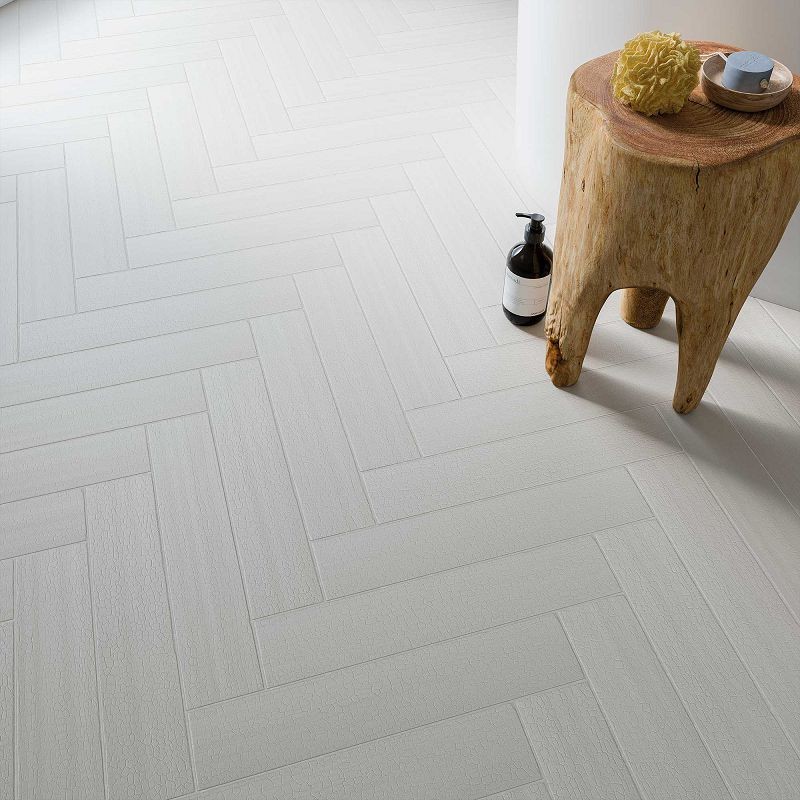 WOW Enso Tanka White 10x50 płytka drewnopodobna jodełka 155798