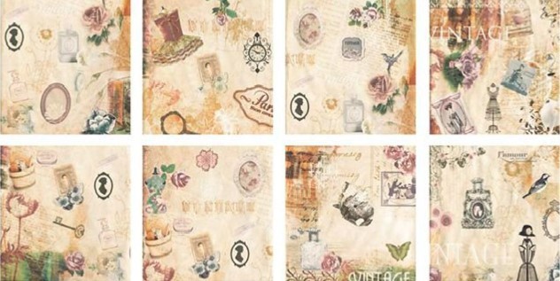 Dekor do kuchni ala prowans beż Mainzu Vitta Vintage Dekor 20X20 48504