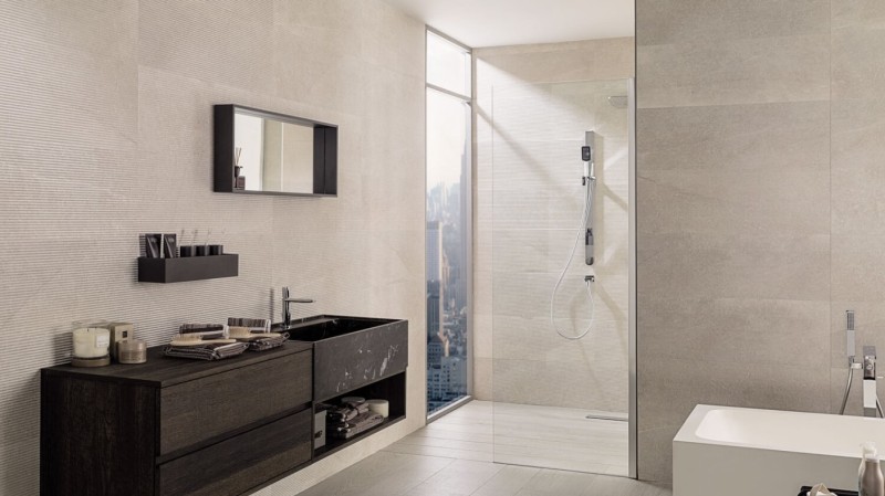 Porcelanosa Boston Topo 33.3x100 Płytki beton szare 14963
