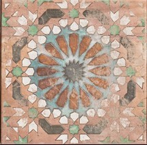 Mainzu Forli Decor Sforza 20x20: Rostfarbene Fliesen 20x20