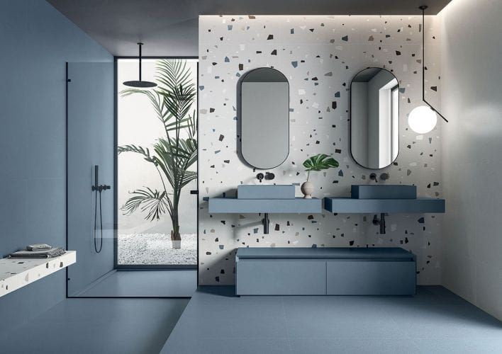 Italgraniti Nuances Cielo StrideUp 80x80 płytki gresowe imitujące beton 134256